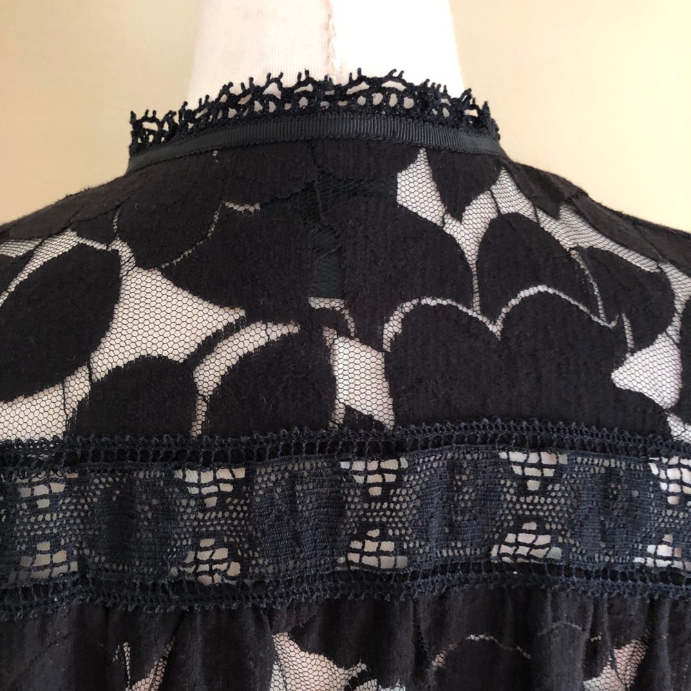 Anna Sui lace sleeved capelet